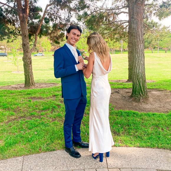 Allegra Maxi Dress Champagne - Picture 2 of 4